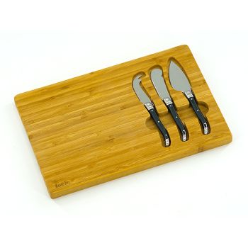 Kaasplank met 3 kaasmesjes