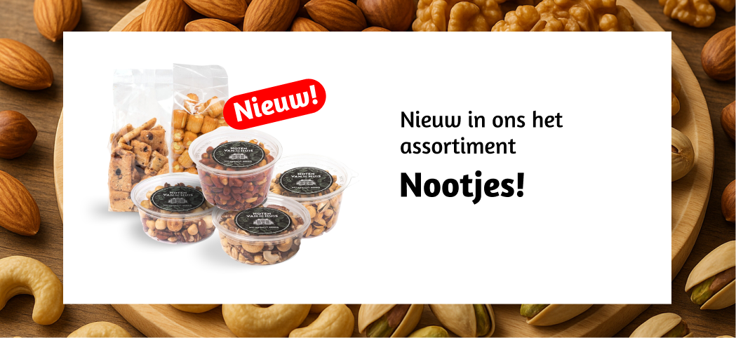 Nieuw! Ontdek onze heerlijk ambachtelijke nootjes